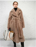 Women Faux furry Long Sleeve Jacket