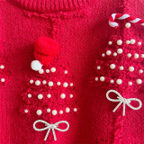 Christmas Women Pearl Christmas New Year Sweater