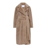 Women Faux furry Long Sleeve Jacket