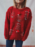 Christmas Women Pearl Christmas New Year Sweater