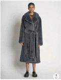 Women Faux furry Long Sleeve Jacket