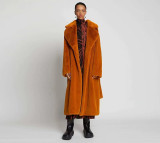 Women Faux furry Long Sleeve Jacket