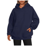 Women's Autumn Solid Color Long Sleeve Oversized Loose Hoodies