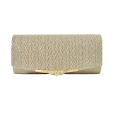 Clutch Shoulder Crossbody Women's Evening Bag Pleated Rectangular Evening Bag