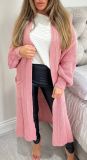 Autumn and winter Women solid knitting pocket cardigan sweater jacket