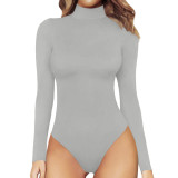 Women's Casual Basic Top Long Sleeve Tight Fitting Body