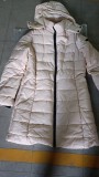 Slim Hooded Zipper Cotton Padded Down Jacket For Women