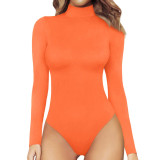 Women's Casual Basic Top Long Sleeve Tight Fitting Body