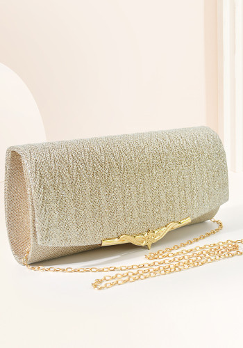 Clutch Shoulder Crossbody Women's Evening Bag Pleated Rectangular Evening Bag