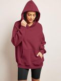 Women's Autumn Solid Color Long Sleeve Oversized Loose Hoodies