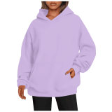 Women's Autumn Solid Color Long Sleeve Oversized Loose Hoodies