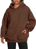 Women's Autumn Solid Color Long Sleeve Oversized Loose Hoodies