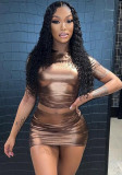 Women summer sexy Crop Top and Mini Skirt two-piece set