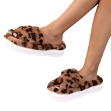Women winter plush warm slippers