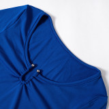Women Autumn Solid Basic Long Sleeve Round Neck T-Shirt