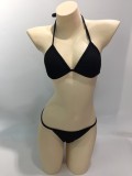 Women sexy bikini striped Swimwear four-piece set