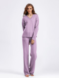 Women Autumn and Winter Loose Casual Sweater and Pant Two-piece Set