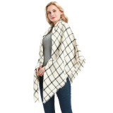 Autumn and winter imitation cashmere plaid square scarf scarf shawl
