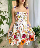 Women Floral Embroidered Bodycon Dress