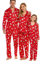Christmas Family Wear Lounge Clothes Printed Pajama Two-piece Set Christmas Family Wear Lounge Clothes Printed Pajama Two-piece Set
