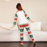 Christmas Family Wear Printed Pajama Two-piece Set