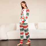 Christmas Family Wear Printed Pajama Two-piece Set