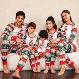Christmas Family Wear Printed Pajama Two-piece Set