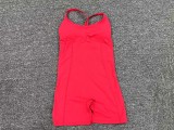 Women Adjustable Shoulder Straps Hollow Sports Yoga Jumpsuit