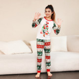 Christmas Family Wear Printed Pajama Two-piece Set