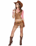 Halloween Adult Western Cowboy Uniform Indian Tribal Knight Costume