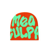 Winter Letter Jacquard Warm Knitting Hat Trendy Unisex Hat