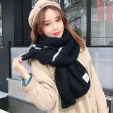 Women's Winter Houndstooth Knitting Warm Scarf