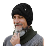 Autumn And Winter Fleece Ear Protection Knitting Hats For Men