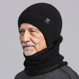 Autumn And Winter Fleece Ear Protection Knitting Hats For Men