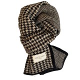 Women's Winter Houndstooth Knitting Warm Scarf