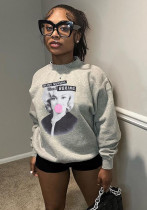 Trendy Men's And Women's Round Neck Hoodies