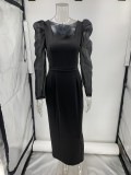 Autumn Long Sleeve Slim Fit Sexy Long Dress