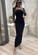 Autumn Long Sleeve Slim Fit Sexy Long Dress
