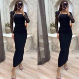 Autumn Long Sleeve Slim Fit Sexy Long Dress