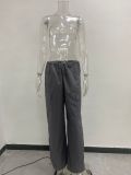 Street Loose Cargo Pants Autumn Fashion Casual Low Waist Plus Size Slim Fit Trousers