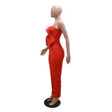 Diamond Chain Sexy Straps Style Slim Jumpsuit For Women Fashionable Women's Clothing