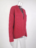 Autumn And Winter Sweaters Warm Knitting Cardigan Tops For Women