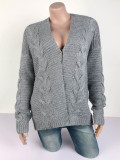 Autumn And Winter Sweaters Warm Knitting Cardigan Tops For Women