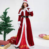 Santa Claus costume retro palace cosplay masquerade dress performance costume