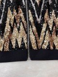Fashionable Spring And Autumn Long-Sleeved Trendy Women's Sequined Jackets