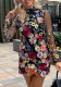 Flower Mesh Embroidery Slim Fit Sexy Bodycon Dress