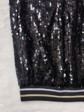 Women's Spring And Autumn Chic Short Sequined Jacket