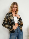 Fashionable Spring And Autumn Long-Sleeved Trendy Women's Sequined Jackets