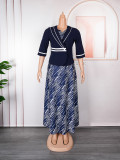 African Women Clothing Plus Size Women Clothing Chic Career Career Jacket Dress Two Piece Set