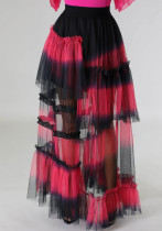 Women High Waist Mesh Skirt Women High Waist Mesh Skirt